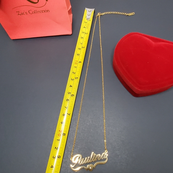 Necklace with name Paulina, heart design - Picture 8 of 9